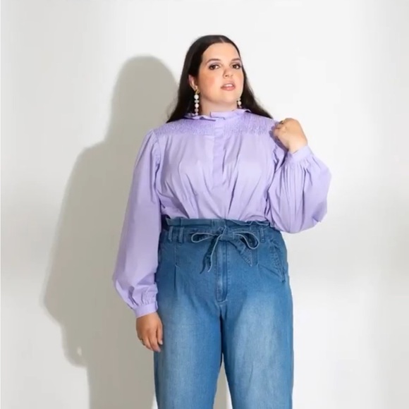 Second Sight Oversized Edition 18 Ruffle Neck blouse - Picture 7 of 7